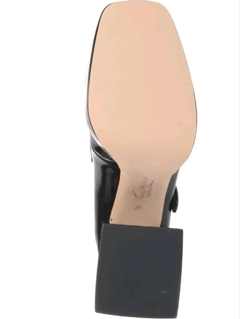 Circus Sam Edelman Kay Black Platform Mary Jane Heels Size 8.5 Chunky Block Pump